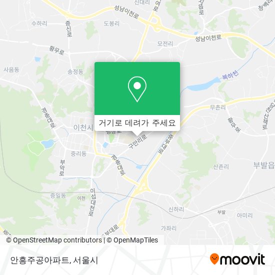안흥주공아파트 지도