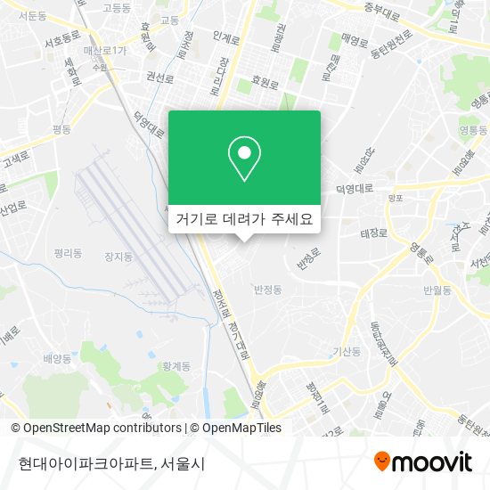 현대아이파크아파트 지도