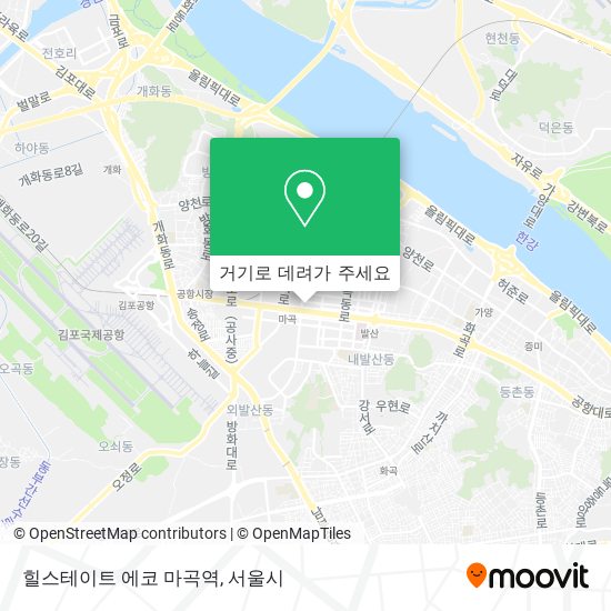 힐스테이트 에코 마곡역 지도