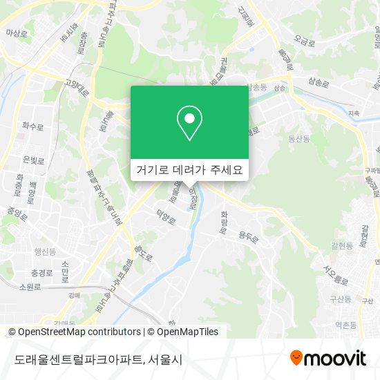 도래울센트럴파크아파트 지도