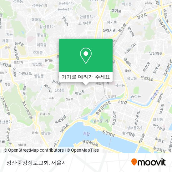 성산중앙장로교회 지도