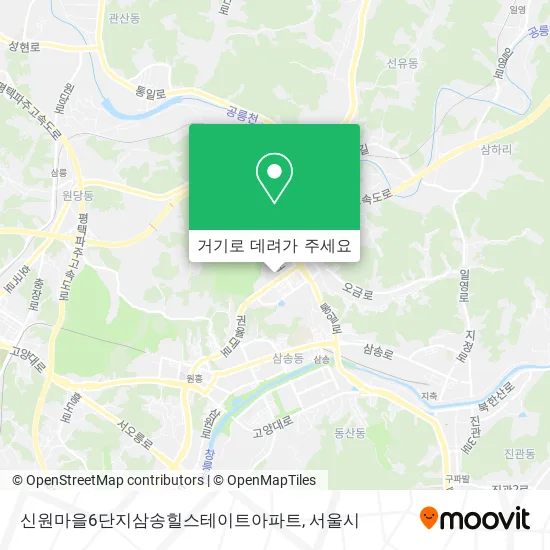 신원마을6단지삼송힐스테이트아파트 지도