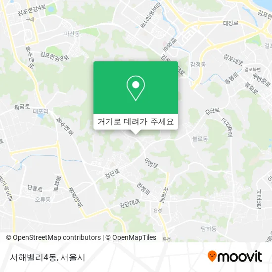 서해벨리4동 지도
