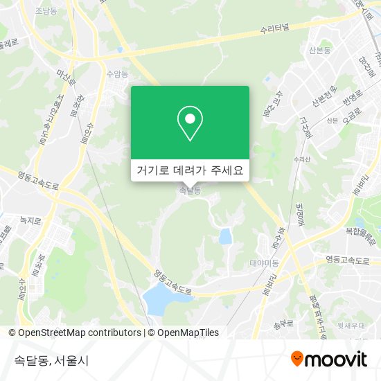속달동 지도