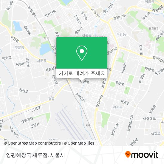 양평해장국 세류점 지도