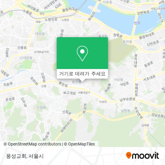 풍성교회 지도