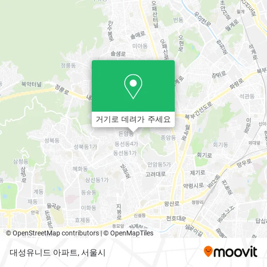 대성유니드 아파트 지도