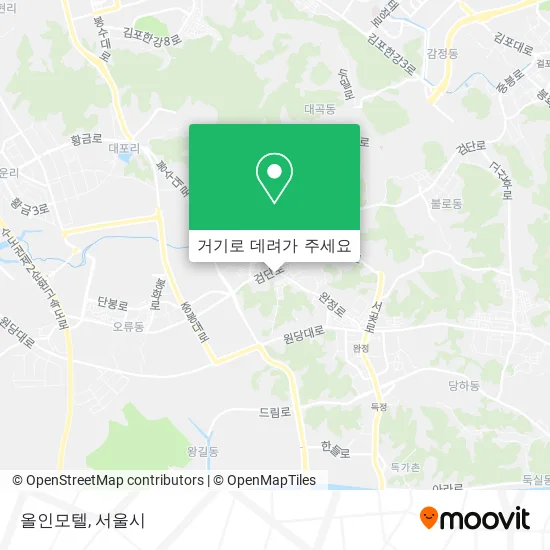 올인모텔 지도