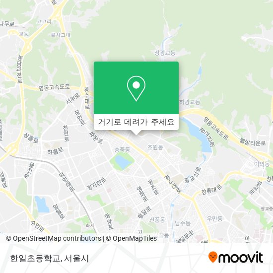 한일초등학교 지도