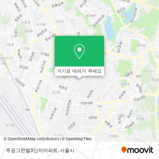 주공그린빌3단지아파트 지도