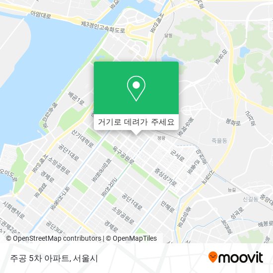 주공 5차 아파트 지도