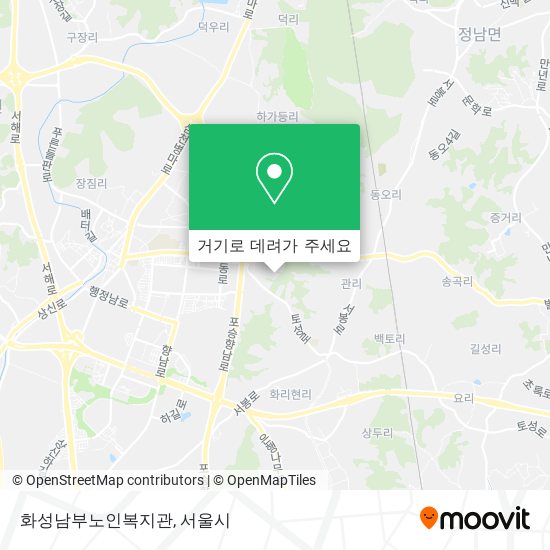 화성남부노인복지관 지도