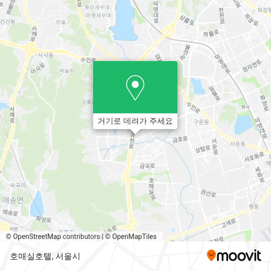 호매실호텔 지도