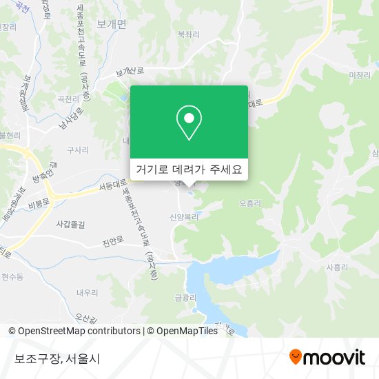 보조구장 지도