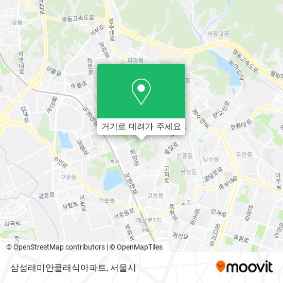 삼성래미안클래식아파트 지도