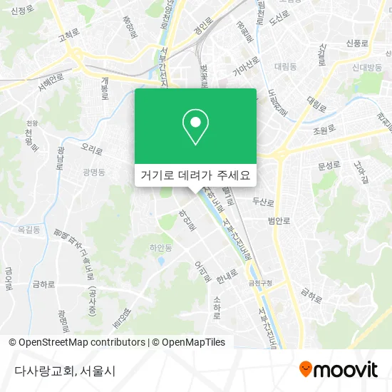 다사랑교회 지도