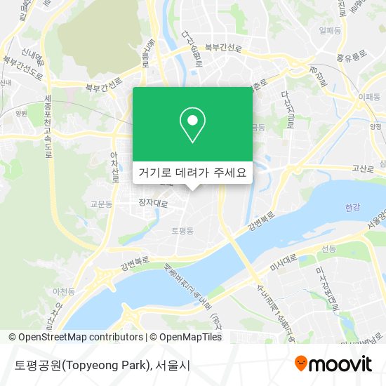 토평공원(Topyeong Park) 지도