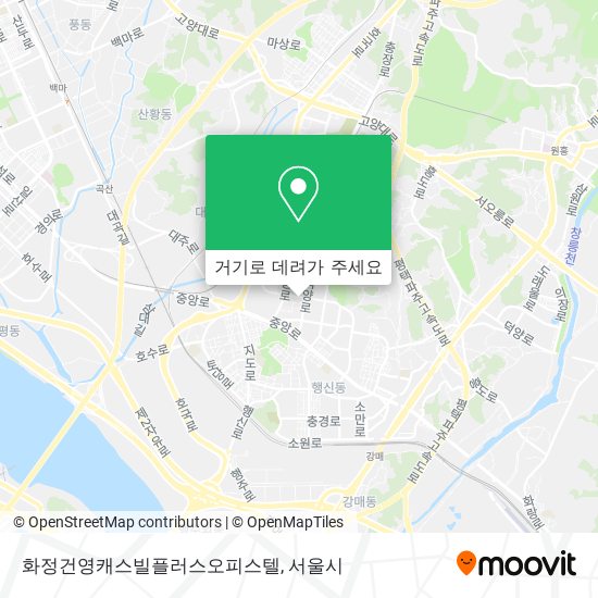 화정건영캐스빌플러스오피스텔 지도