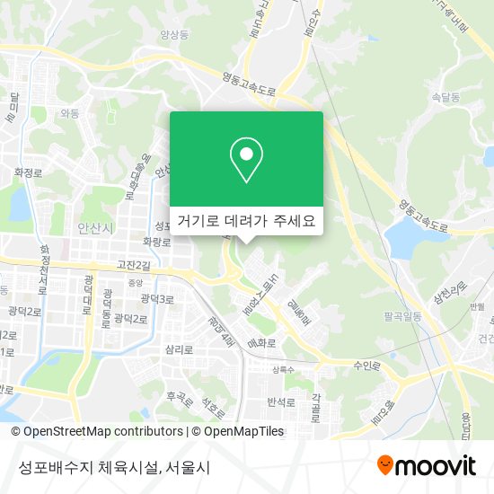 성포배수지 체육시설 지도