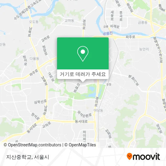 지산중학교 지도