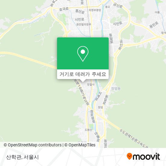 산학관 지도