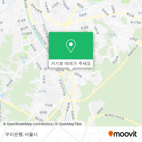 우리은행 지도