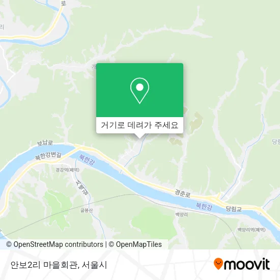안보2리 마을회관 지도
