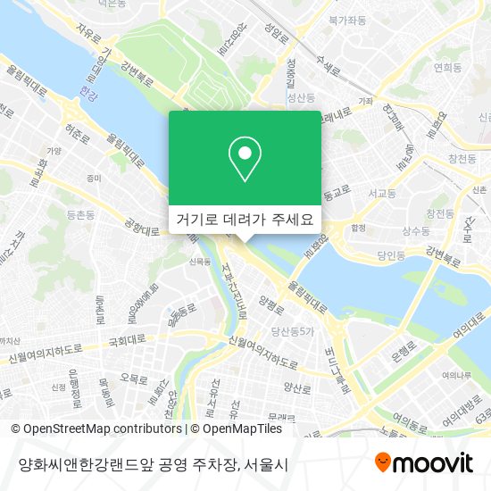 양화씨앤한강랜드앞 공영 주차장 지도