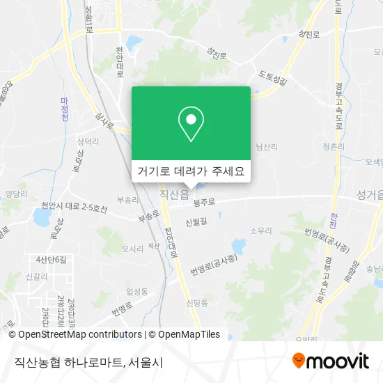 직산농협 하나로마트 지도