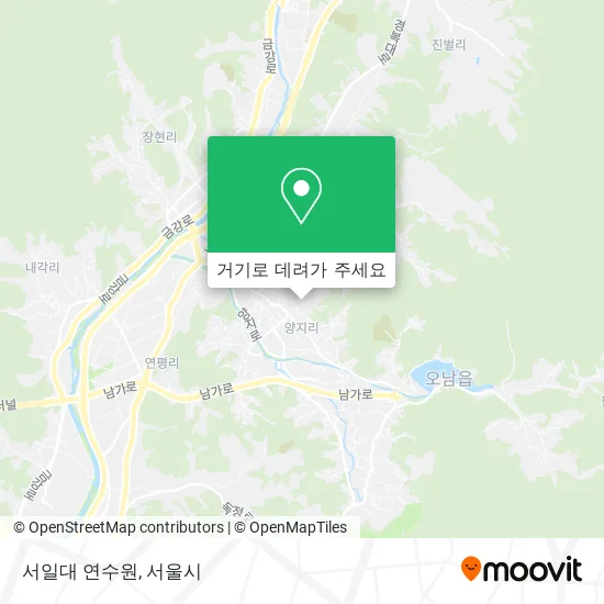 서일대 연수원 지도