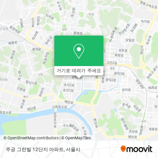 주공 그린빌 12단지 아파트 지도