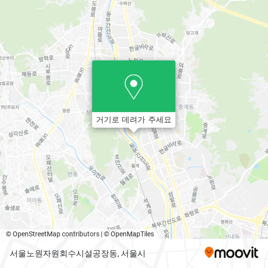 서울노원자원회수시설공장동 지도