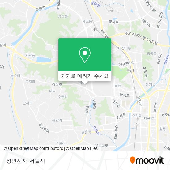 성민전자 지도