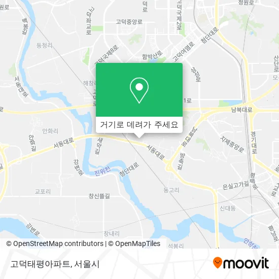 고덕태평아파트 지도