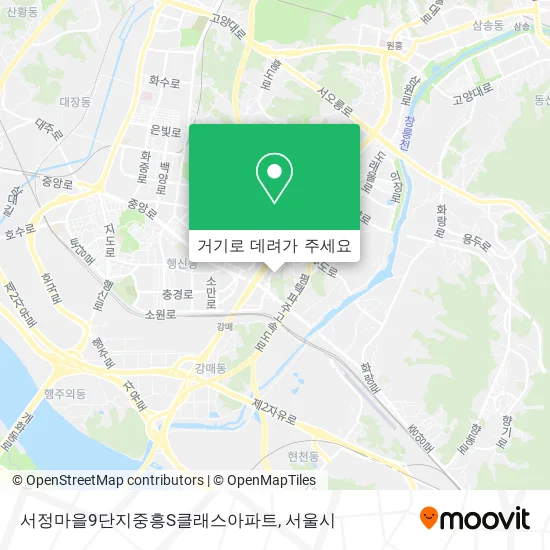 서정마을9단지중흥S클래스아파트 지도
