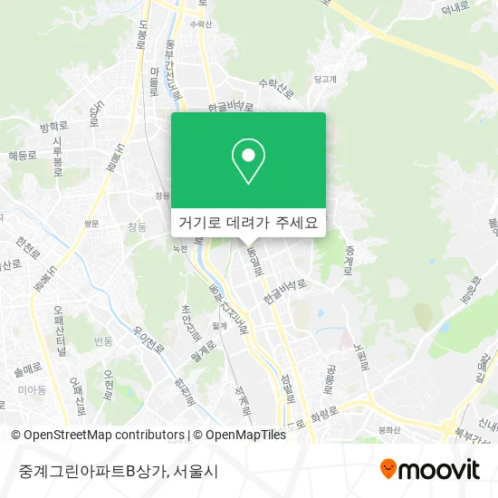 중계그린아파트B상가 지도