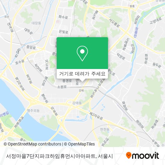 서정마을7단지파크하임휴먼시아아파트 지도