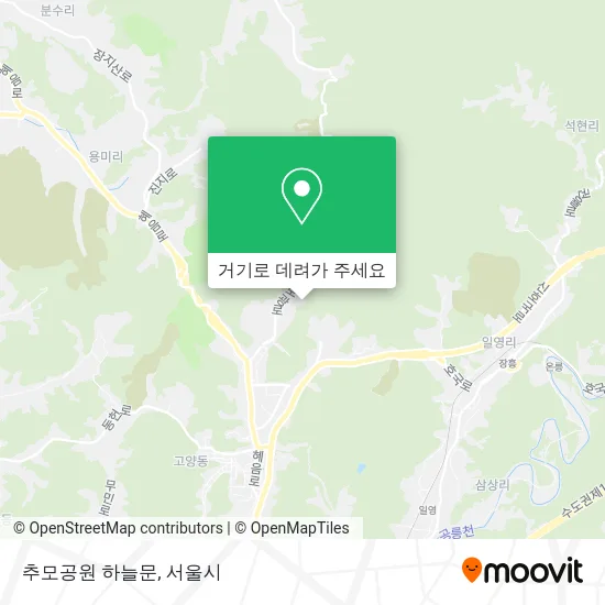 추모공원 하늘문 지도