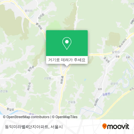 동익미라벨4단지아파트 지도