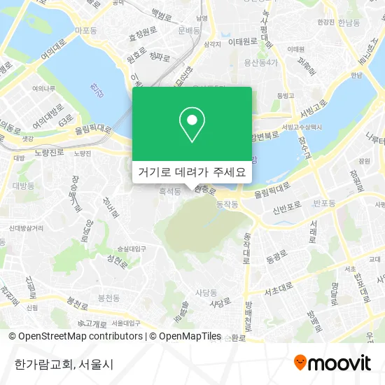 한가람교회 지도