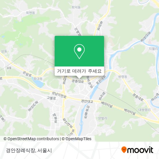 경안장례식장 지도