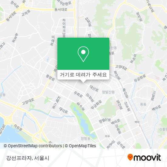 강선프라자 지도