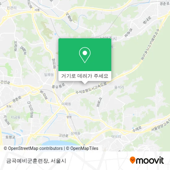 금곡예비군훈련장 지도