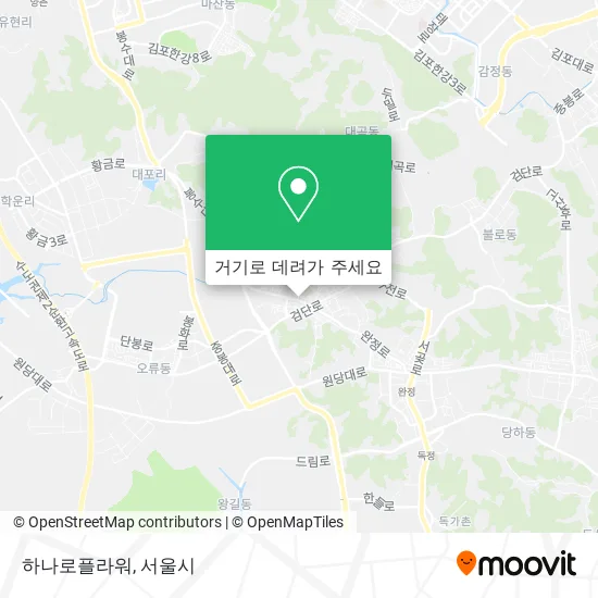 하나로플라워 지도