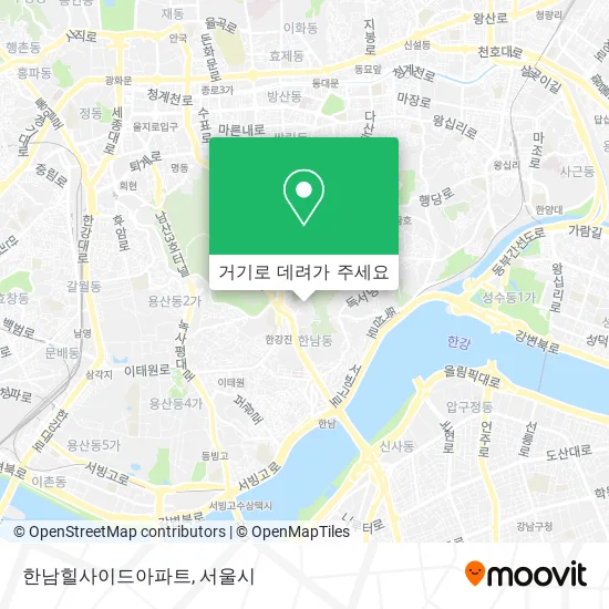 한남힐사이드아파트 지도