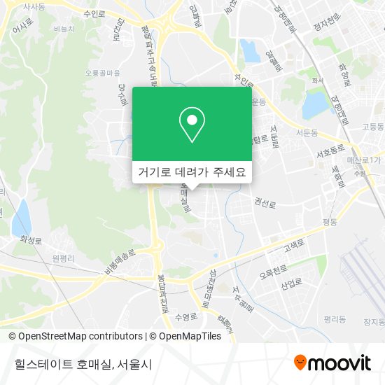 힐스테이트 호매실 지도