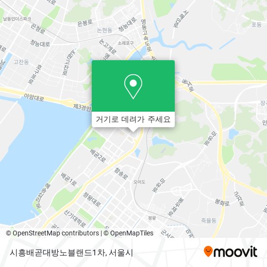 시흥배곧대방노블랜드1차 지도