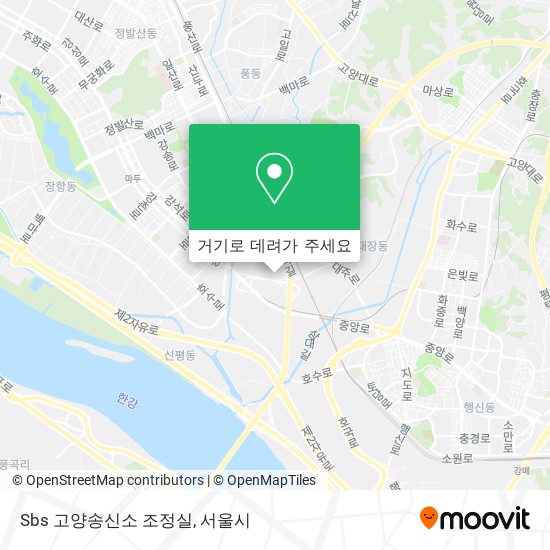 Sbs 고양송신소 조정실 지도