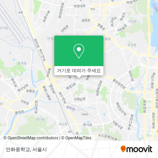 안화중학교 지도