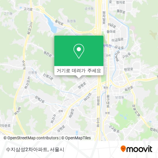 수지삼성2차아파트 지도